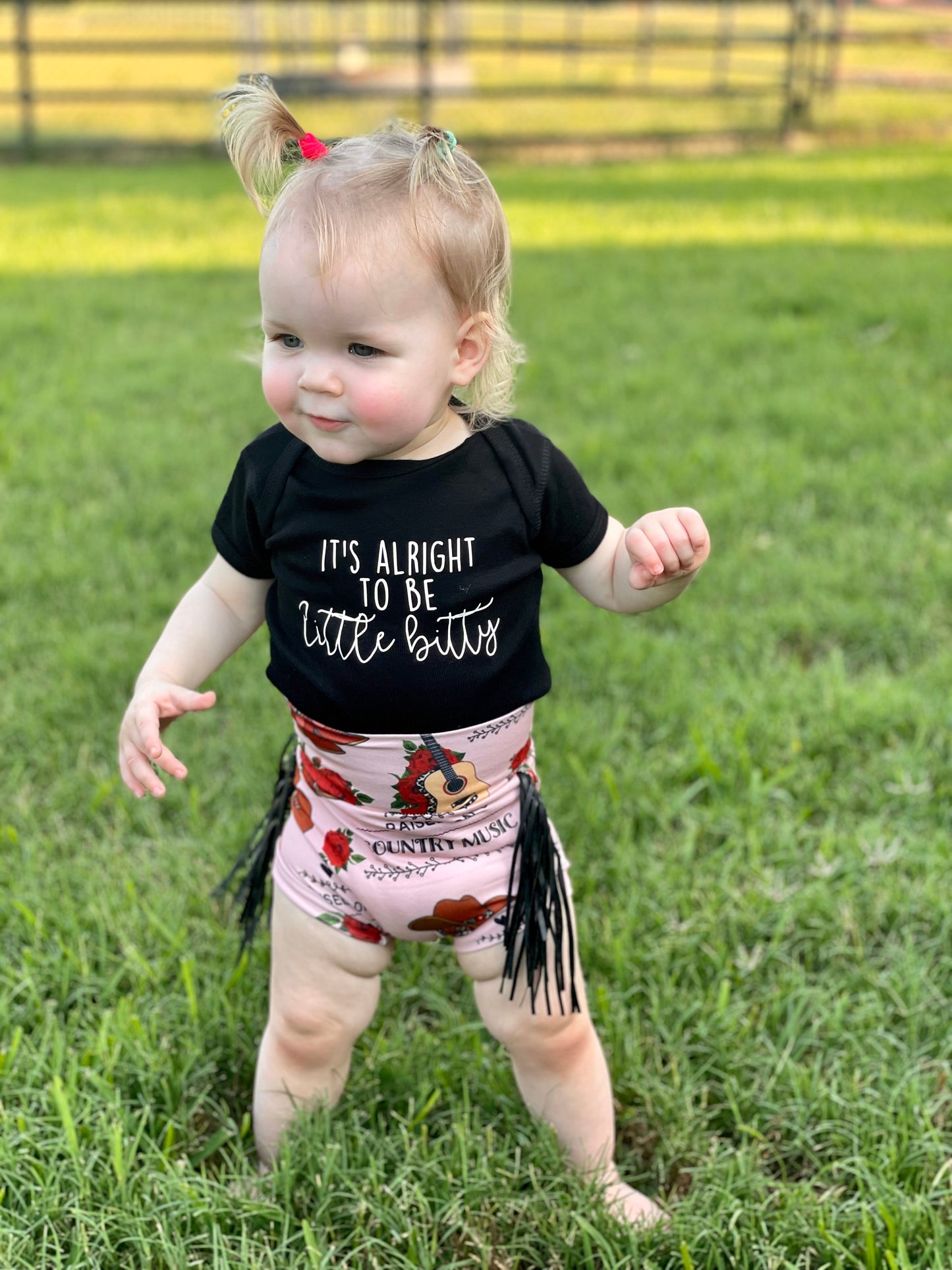 Raised on Country Music Fringe Bummies-Bummies-Baby Bae Boutique