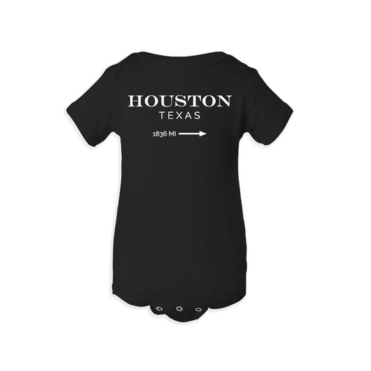 Houston Texas Bodysuit (Mile Marker)-Bodysuits-Baby Bae Boutique