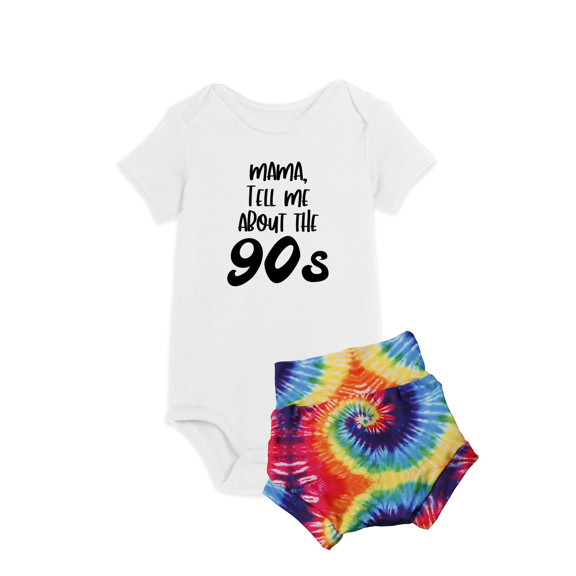 Tell Me 90s Onesie - Shop for Baby Girl Outfits - Baby Bae Boutique