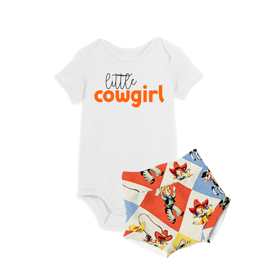 Little Cowgirl Bodysuit-Bodysuits-Baby Bae Boutique